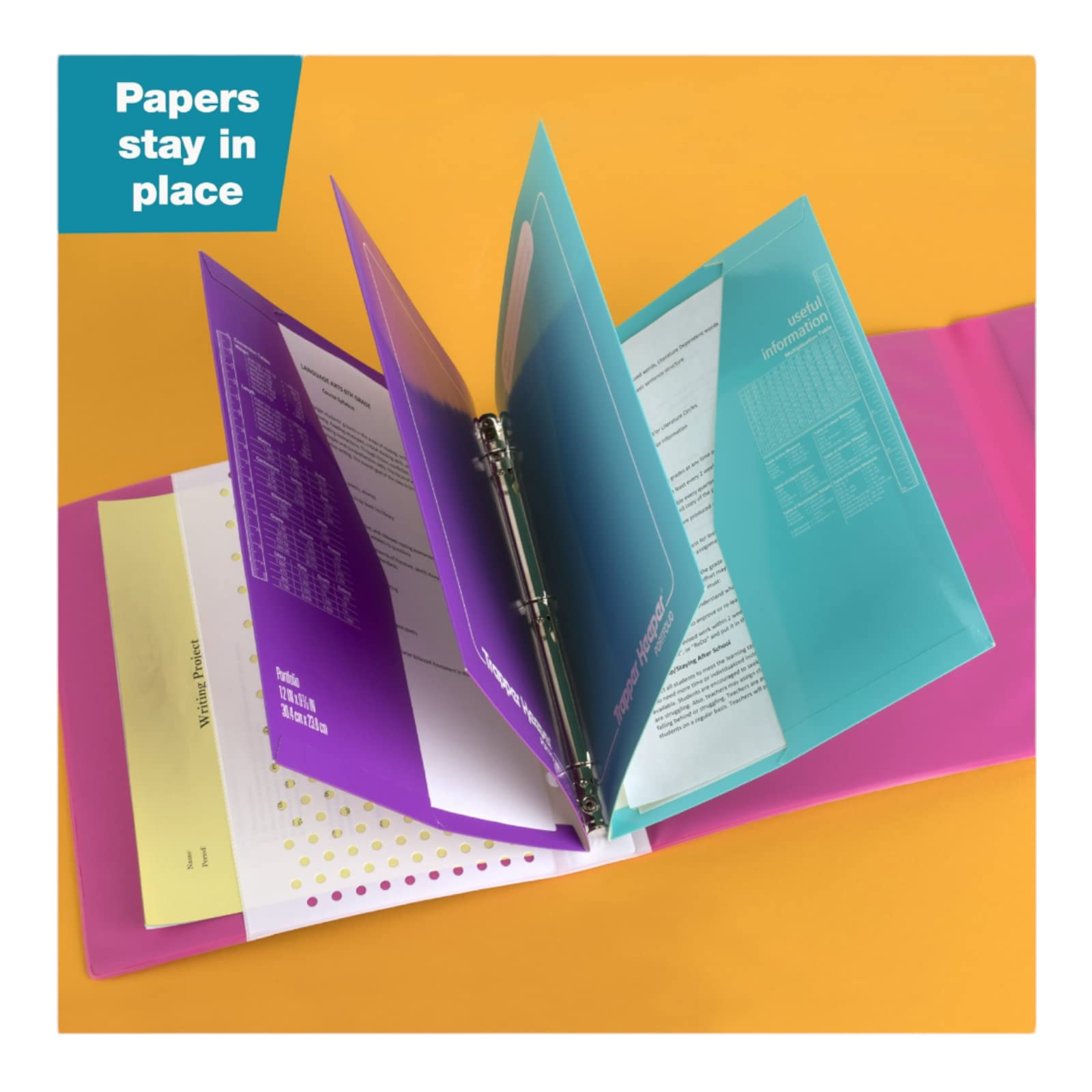 Amazon | Mead Trapper Keeper 1インチ バインダー サンセット | O型